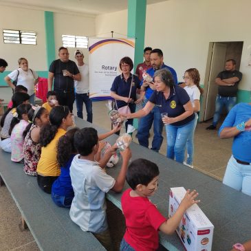 Rotary San Juan de Los Morros celebró carnavales junto a los niños de IDENA