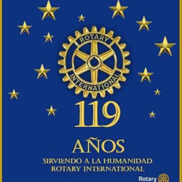Celebración neosegoviana en el 119 aniversario de Rotary International