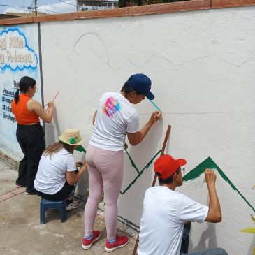 Rotary El Tigre festejó 119 años de Rotary International con un mural