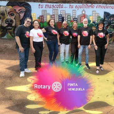 Rotary Salto Ángel: jornada de salud, nuevos miembros y arte urbano