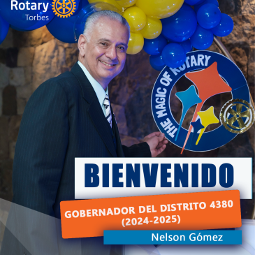 Mensaje de Nelson Gómez Sierra, gobernador del Distrito 4380 (2024-2025)