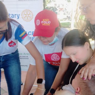 Rotary Santa Bárbara de Barinas se une a la lucha contra la polio