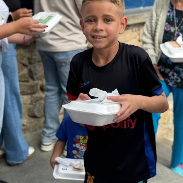 Rotary El Peñón entregó más de 200 platos de comida a la comunidad de El Calvario
