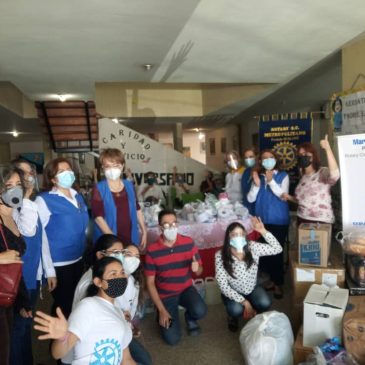 Rotary San Cristóbal Metropolitano realizó campaña “Unidos por los Abuelos del Geriátrico Padre Lizardo”